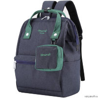 Рюкзак-сумка Himawari HW-H2268 Tемно-синий/Зеленый