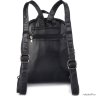 Женский кожаный рюкзак Orsoro d-441 черный 