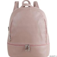 Кожаный рюкзак Monkking 0753-1 розовый