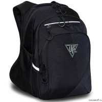 Рюкзак для подростка GRIZZLY RB-250-2 черный - черный