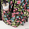 Рюкзак с цветами Flowers Tender (черный)