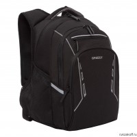 Рюкзак для подростка GRIZZLY RB-250-4 черный - черный