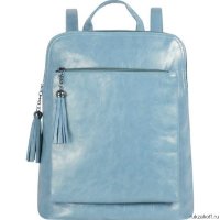 Кожаный рюкзак Monkking d-0153 голубой