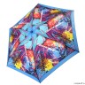 UFZ0005-9 Зонт женский, механический, 5 сложений, эпонж голубой