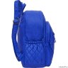 Женский кожаный рюкзак Orsoro d-193 синий