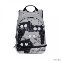 Рюкзак школьный Grizzly RG-968-1 Светло-серый