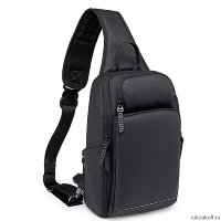 Однолямочный рюкзак BANGE BG1909 Чёрный 10"