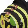 Рюкзак школьный Grizzly с авокадо RG-168-11 черный