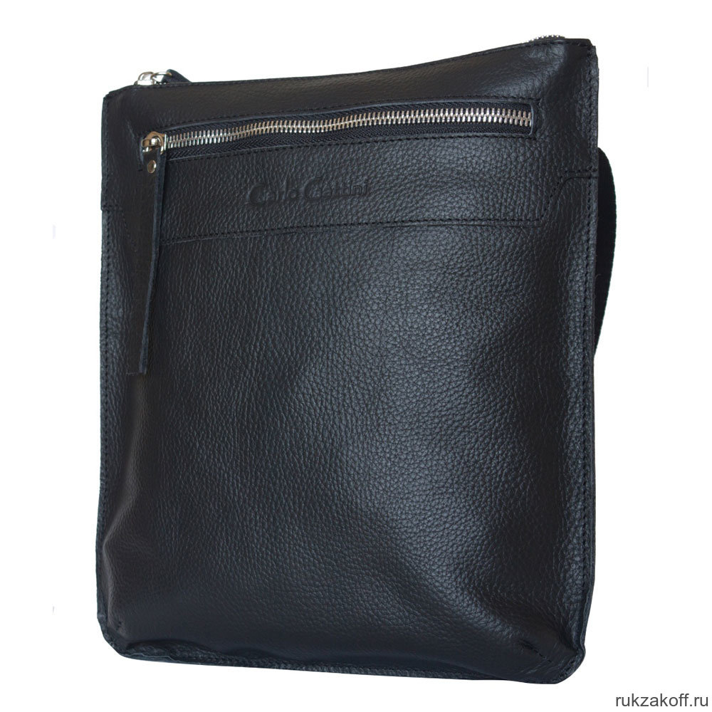 Кожаная мужская сумка Carlo Gattini Saltara black