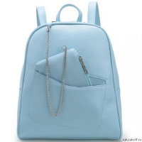 Рюкзак из искусственной кожи OrsOro ORS-0101 голубой