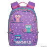 Детский рюкзак Grizzly Owls Purple RS-764-2/3