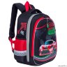 Рюкзак школьный Grizzly RA-878-6 Черно-красный