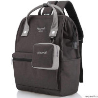 Дорожный женский рюкзак-сумка Himawari HW-H2268 Черный/Серый