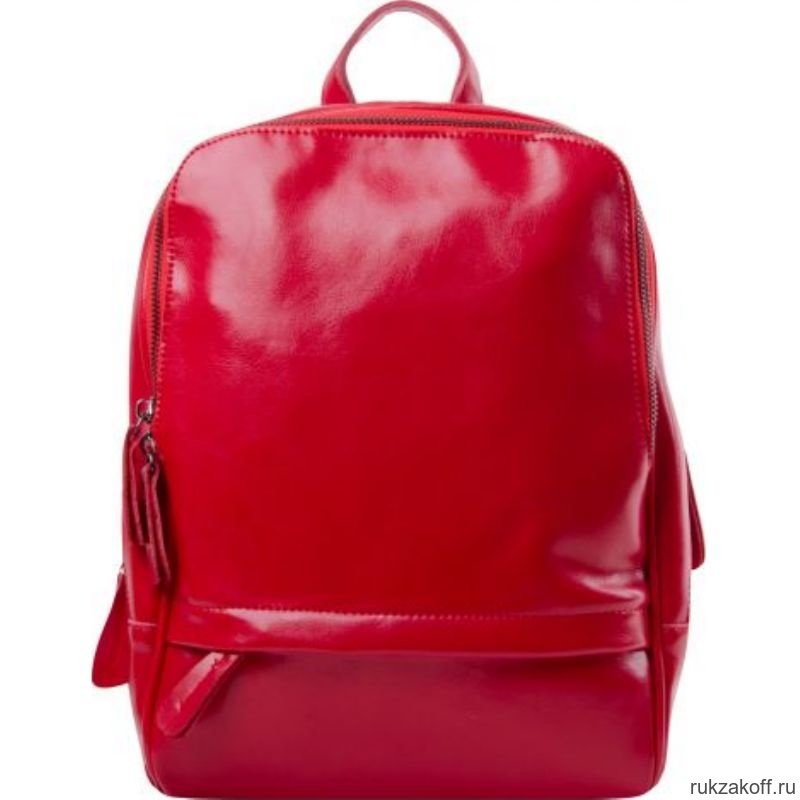 Кожаный рюкзак Monkking 519 красный