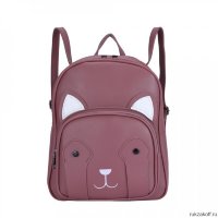 Рюкзак с сумочкой OrsOro DW-988 Палево-розовый