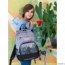 Рюкзак школьный GRIZZLY RB-255-1/1 (/1 серый - черный)