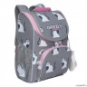 Рюкзак школьный с мешком GRIZZLY RAm-284-11/1 (/1 кошки на сером)