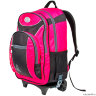 Школьный рюкзак на колесах Polar розового цвета