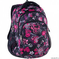 Молодежный рюкзак PULSE TEENS BLACK FLOWER