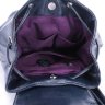 Женский кожаный рюкзак Orsoro d-179 темно-синий