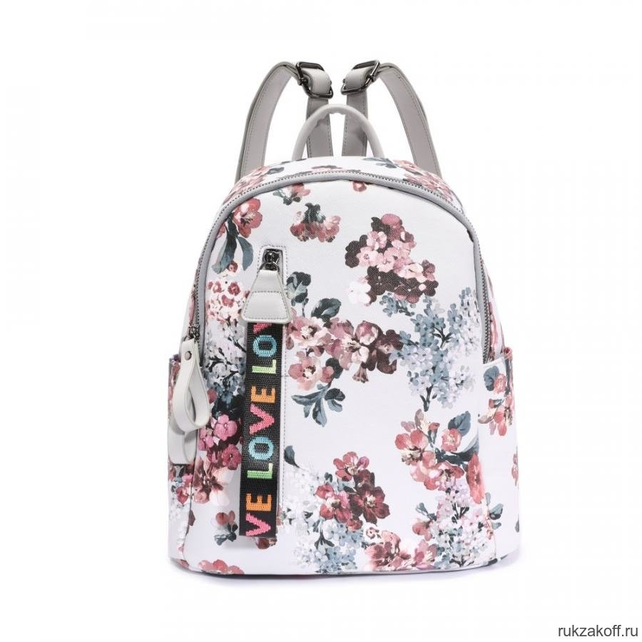 Рюкзак OrsOro DS-9029 Красные/Белые Цветы