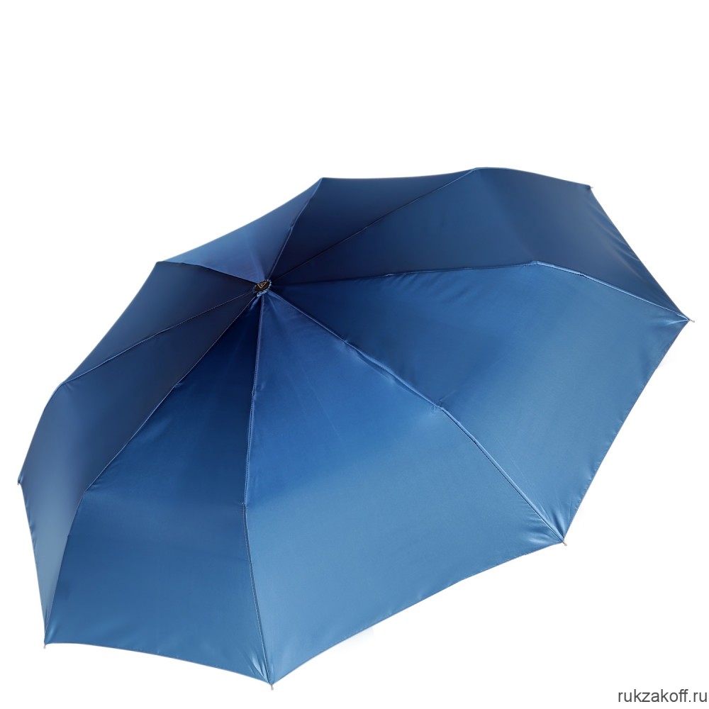 Женский зонт Fabretti S-20152-8 автомат, 3 сложения,сатин синий